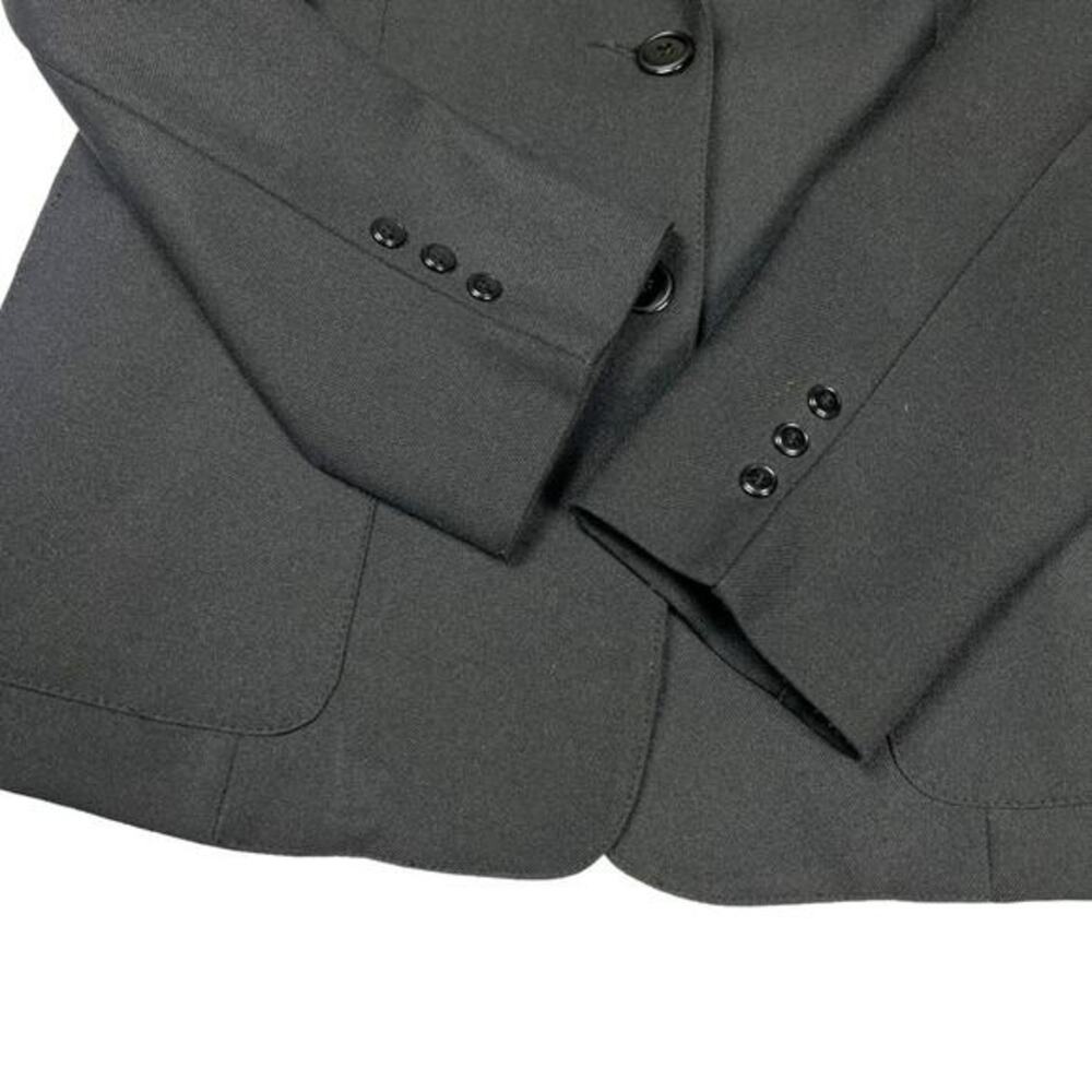 Levi's Blazer Jacket Solid Black Two Button Long … - image 8